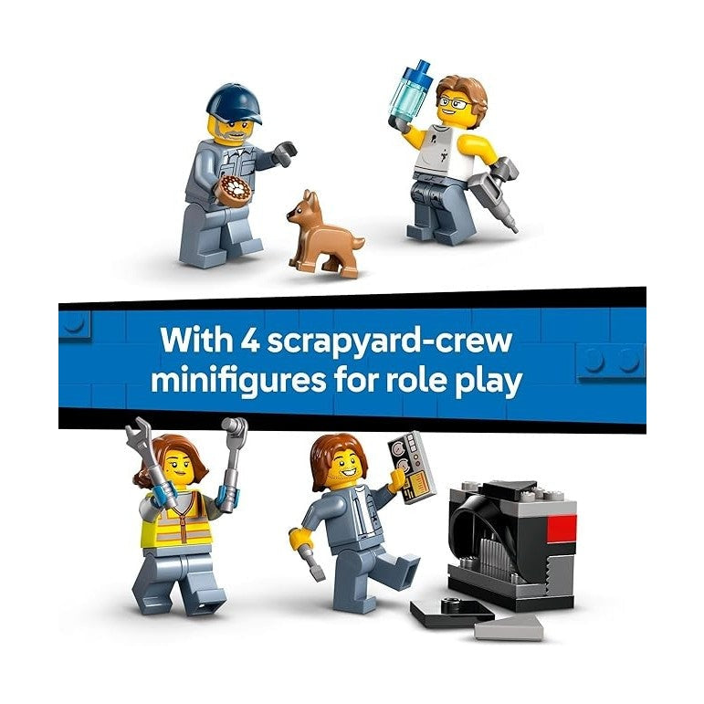 LEGO City Scrapyard with Cars salvage worker (60472) by LEGO