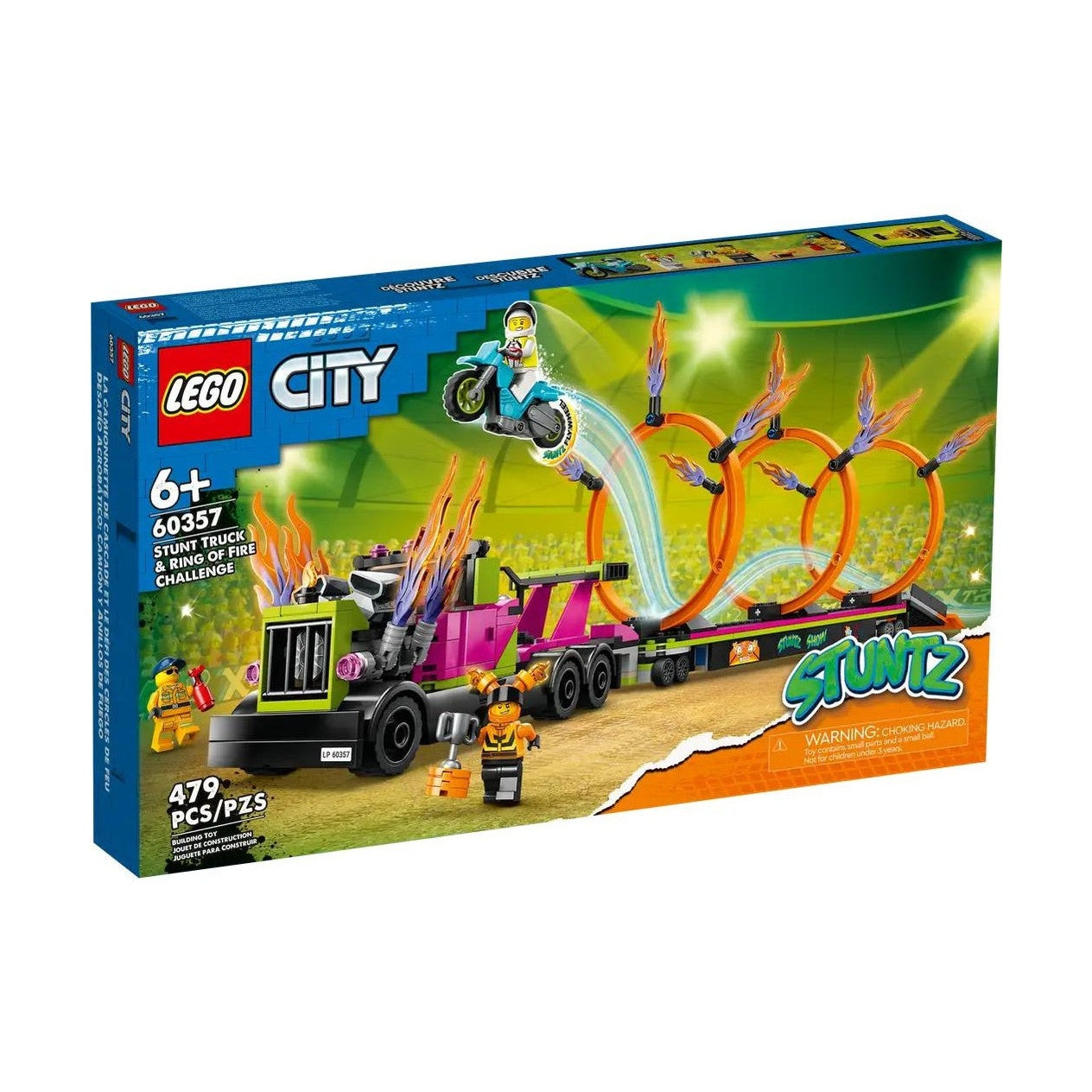 LEGO City Stunt Truck and Ring Of Fire Challenge (60357) by LEGO