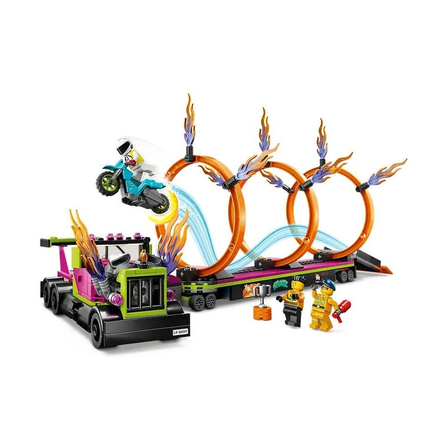 LEGO City Stunt Truck and Ring Of Fire Challenge (60357) by LEGO