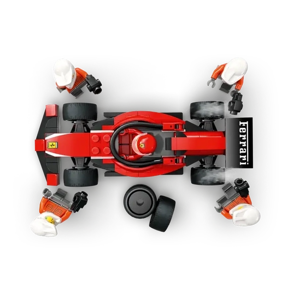 LEGO F1 Pit Stop & Pit Crew with Ferrari Car (60443) by LEGO