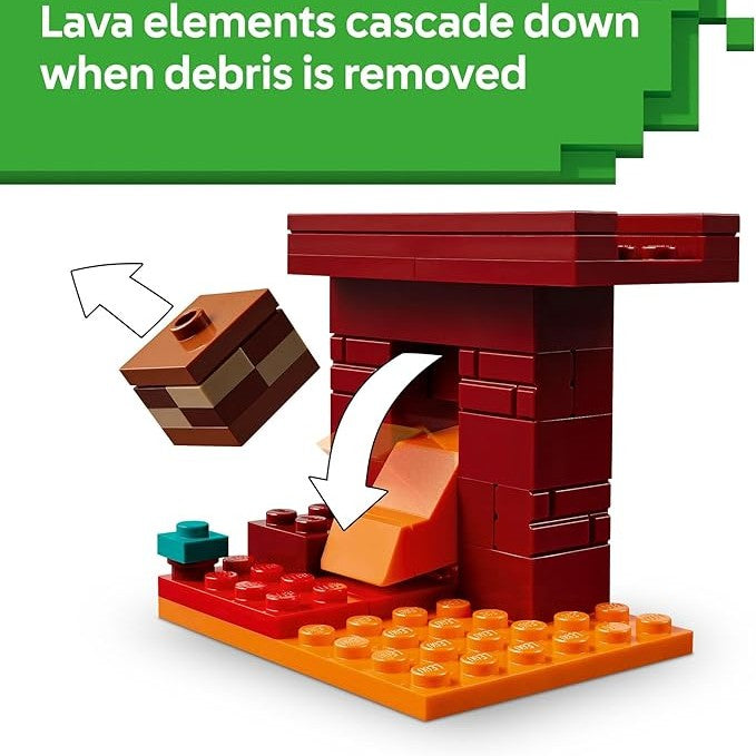 LEGO MINECRAFT The Nether Lava Battle 21266