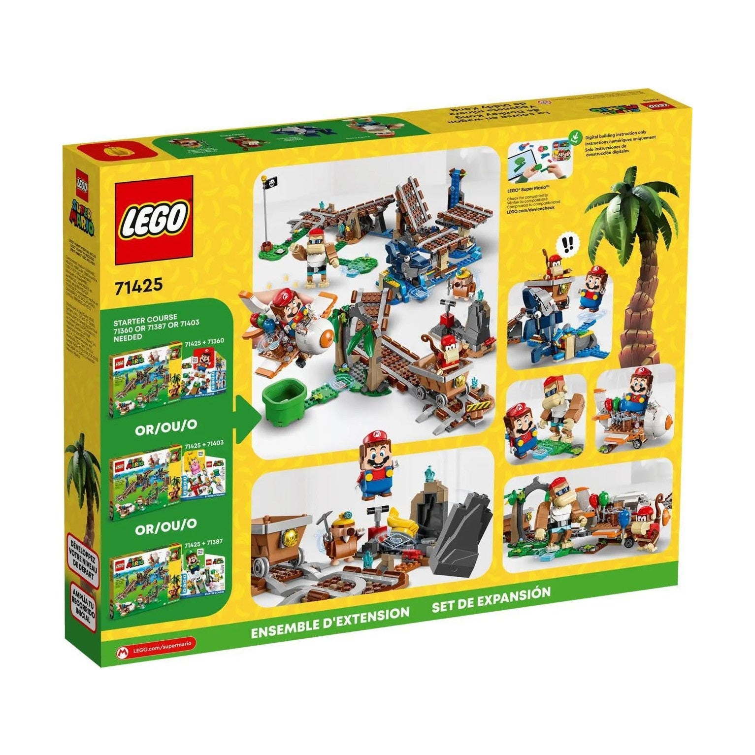 LEGO Mario Diddy Kong's Mine Cart Ride (71425) by LEGO