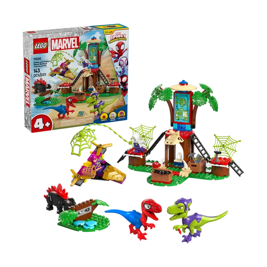 LEGO Marvel Spidey And His Amazing Friends Spidey and Gobby’s Raptor Battle at Tree House HQ (11200) by LEGO
