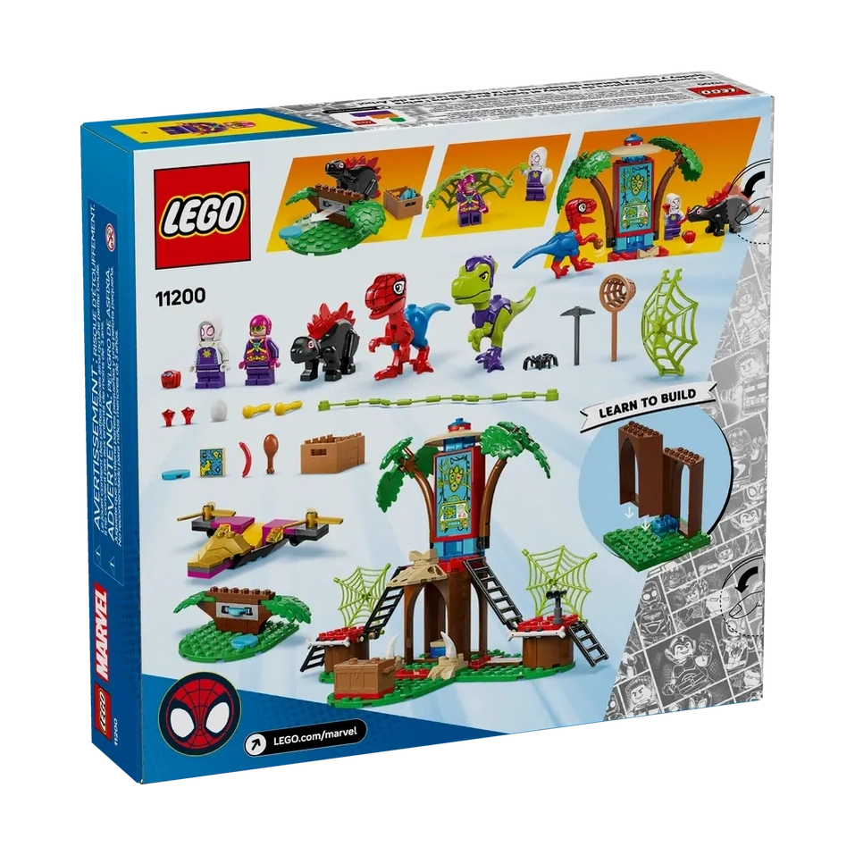 LEGO Marvel Spidey And His Amazing Friends Spidey and Gobby’s Raptor Battle at Tree House HQ (11200) by LEGO