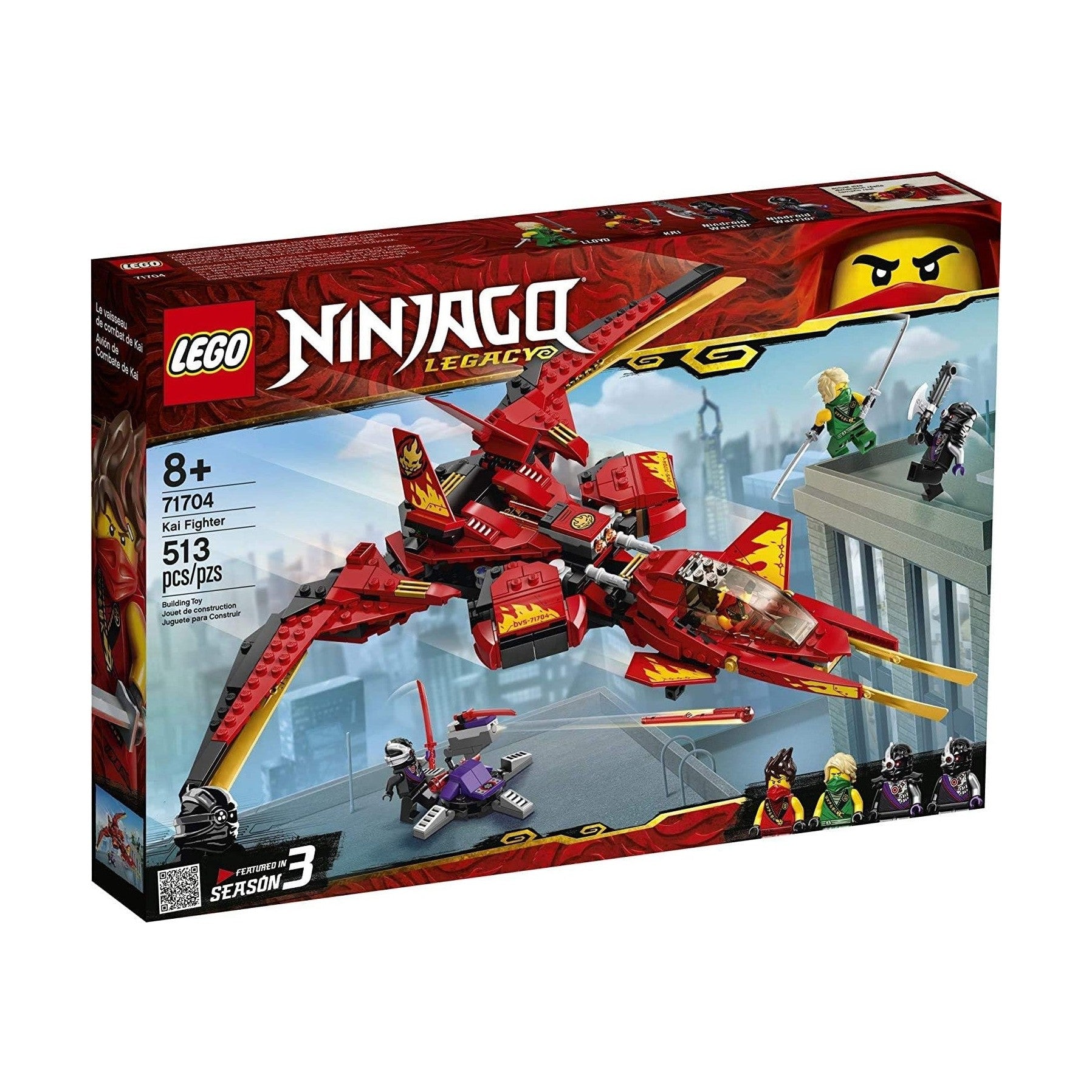 LEGO NINJAGO Legacy set featuring Kai Fighter (71704) by LEGO