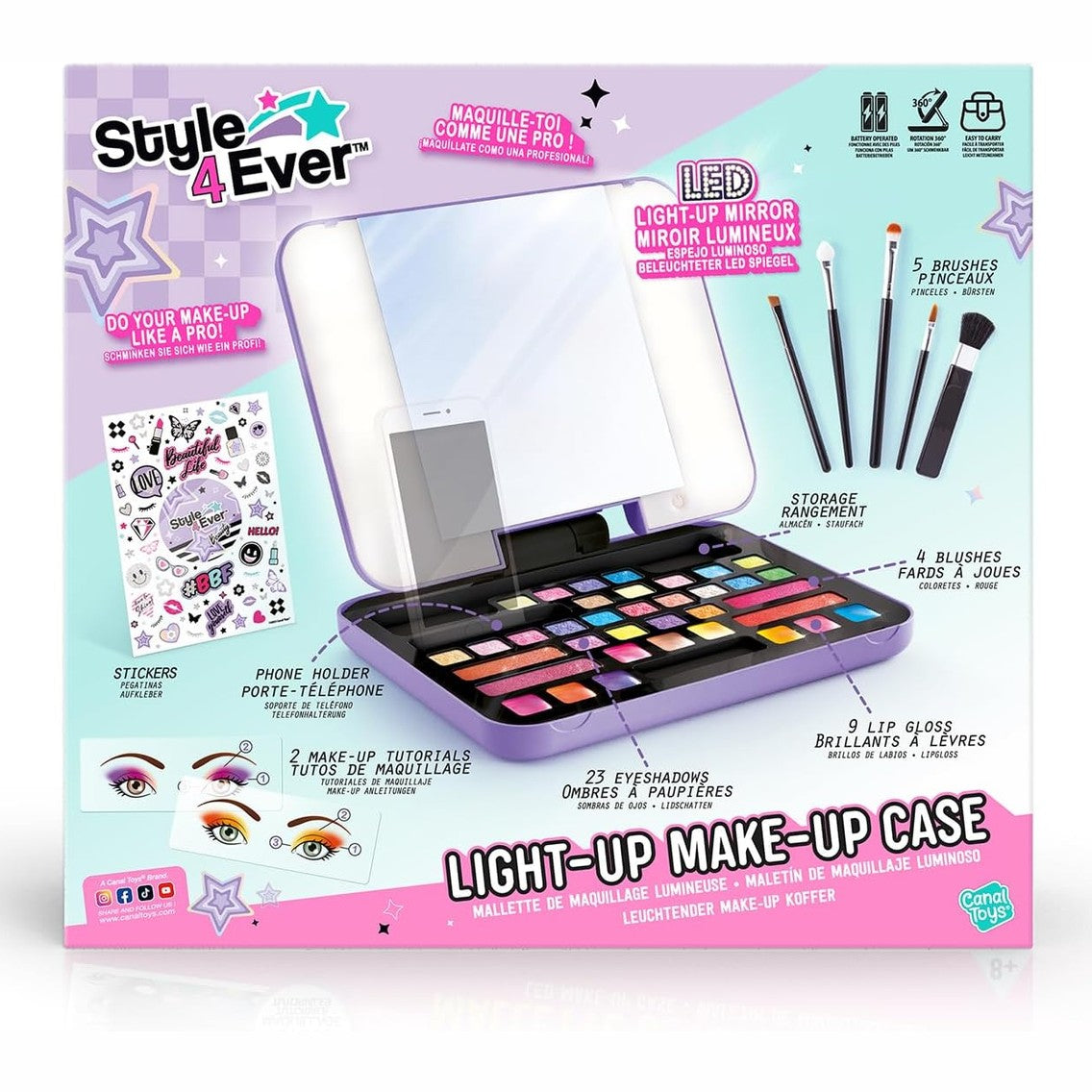 LIGHT-UP MAKE-UP CASE by Canal Toys