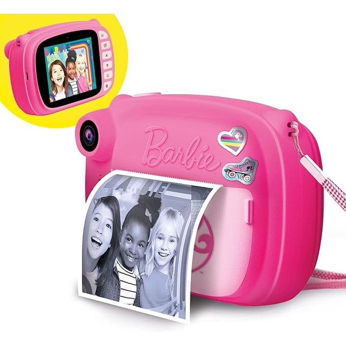 LISCIANI - BARBIE Print Cam - 3-in-1 Instant Camera by Lisciani