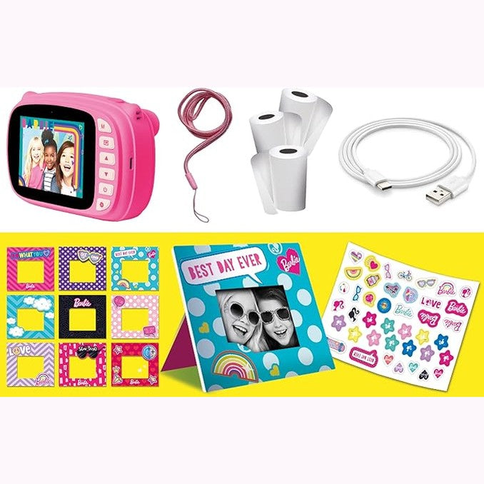 LISCIANI - BARBIE Print Cam - 3-in-1 Instant Camera by Lisciani