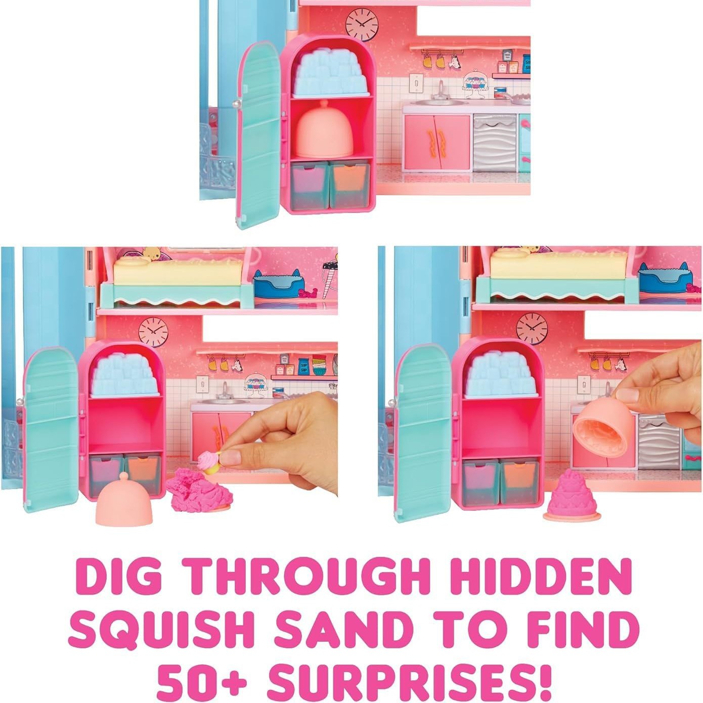 LOL SQUISH SAND MAGIC HOUSE by MGA Entertainment