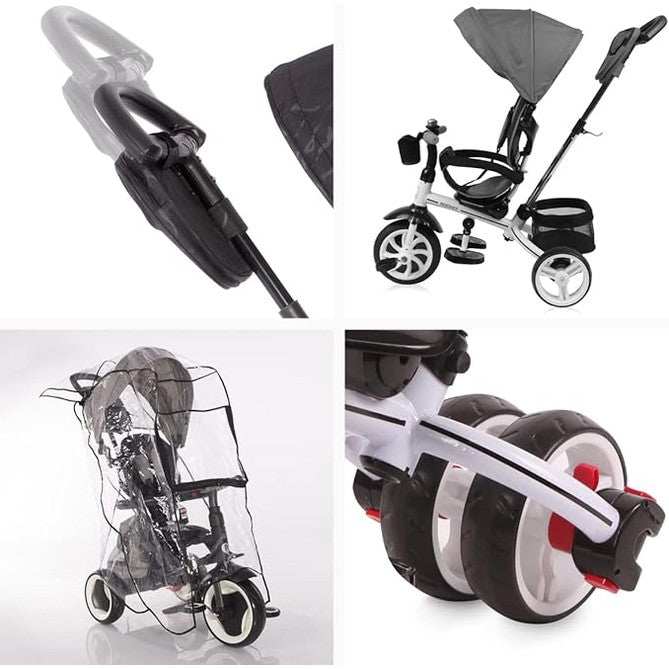 LORELLI ROCKET TRICYCLE (GREY) by Lorelli