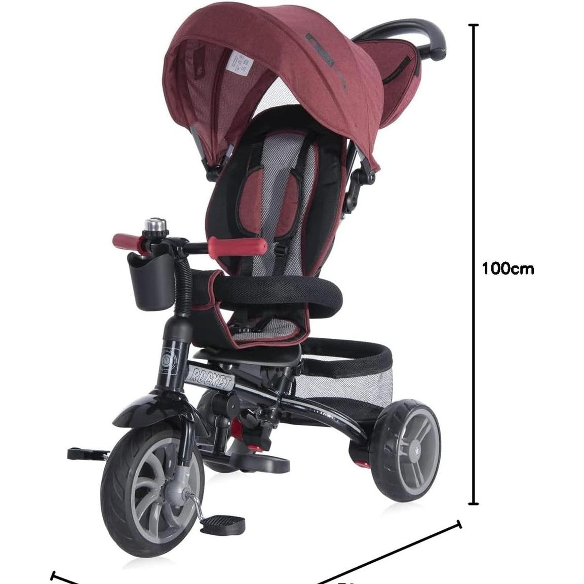 LORELLI ROCKET TRICYCLE (GREY) by Lorelli