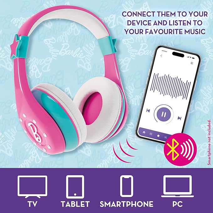 Lisciani BARBIE Bluetooth Microphone with Speaker & Headset by Lisciani