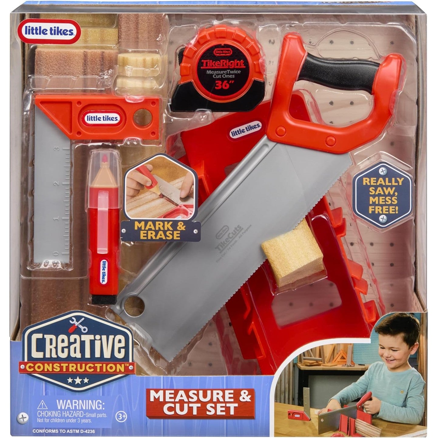 Little Tikes Creative Building Measuring and Cutting Set by MGA Entertainment