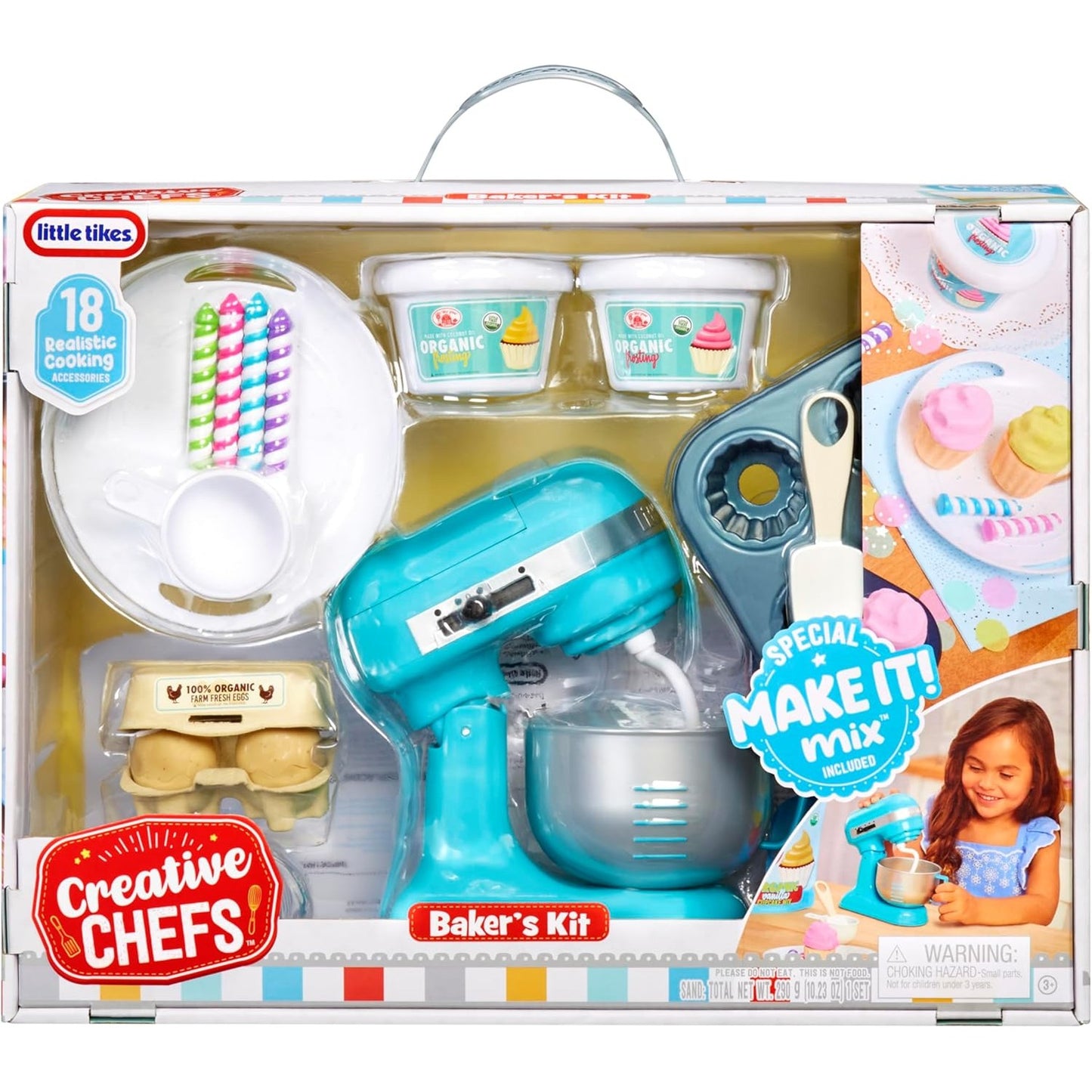 Little Tikes Creative Chefs Baker's Kit - With Special Sand Make-It! by MGA Entertainment