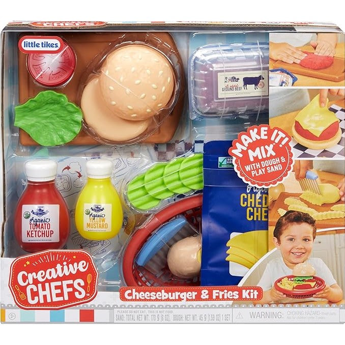 Little Tikes Creative Chefs Cheeseburger and Fries Kit with by MGA Entertainment