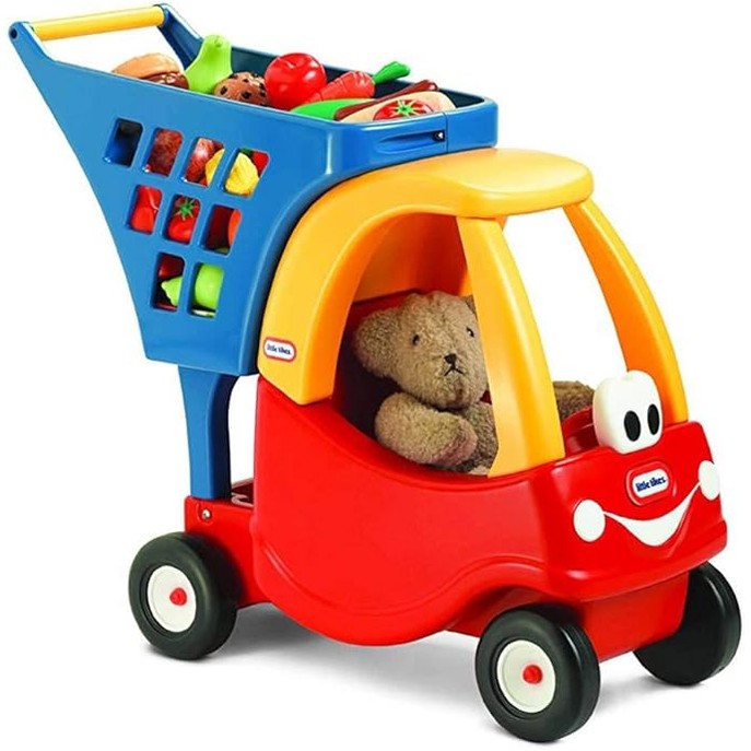 Little Tikes Red/Yellow Shopping Cart by MGA Entertainment