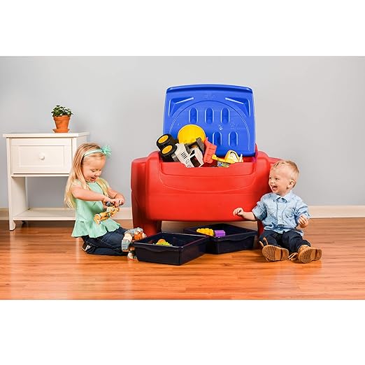 Little Tikes Toy Storage Chest, Primary Colors, Red by MGA Entertainment