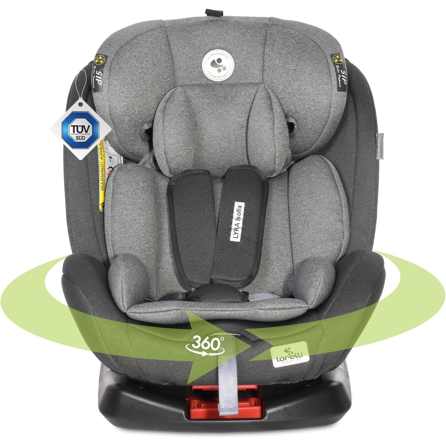 Lorelli Lynx Black/Gray 0-36 kg Isofix 360° Car Seat by Lorelli