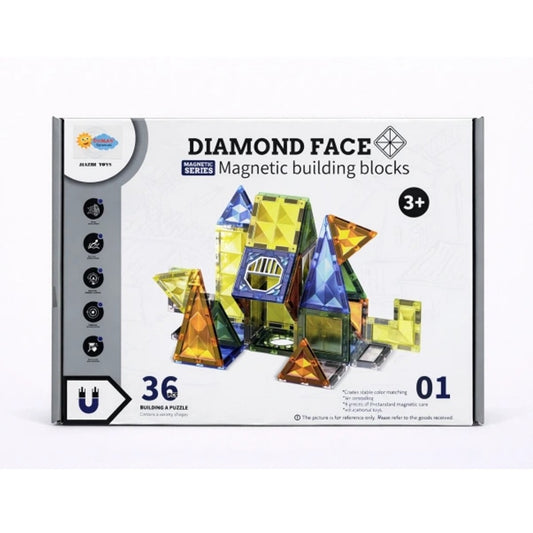 Magnetic Building Blocks Diamond Face by OFFBRAND