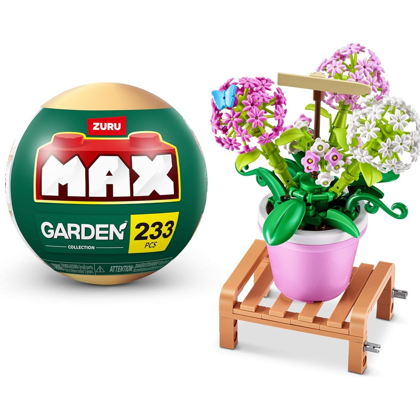 MAX Premium Garden Pot Plants Building Bricks Collection by ZURU