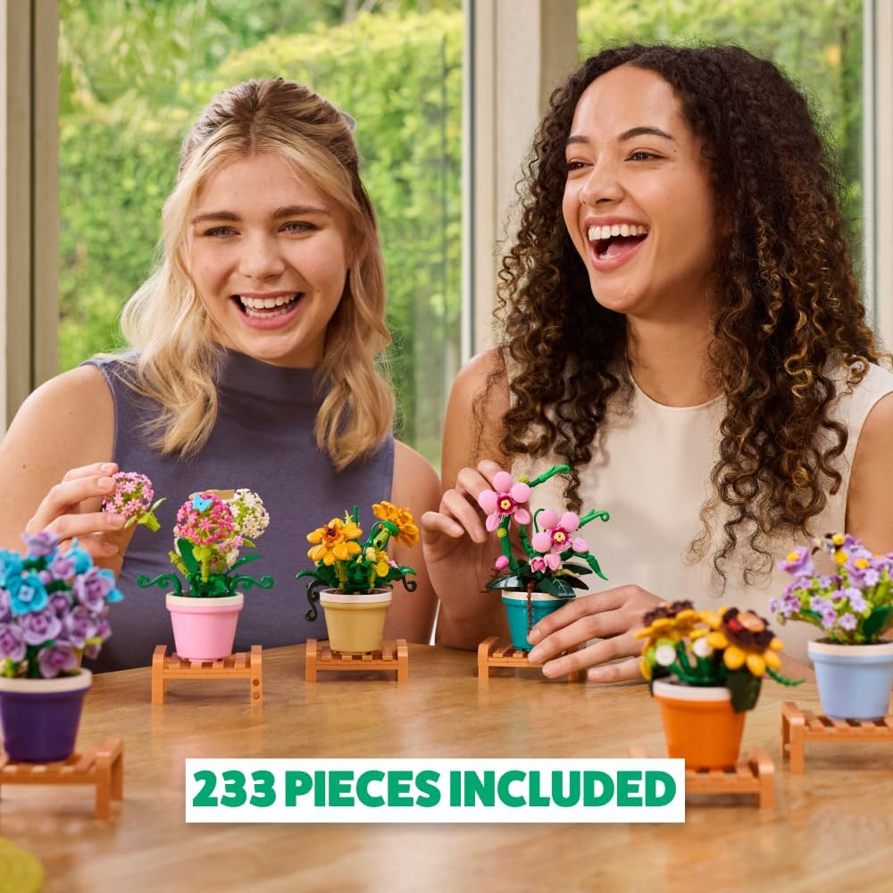 MAX Premium Garden Pot Plants Building Bricks Collection by ZURU