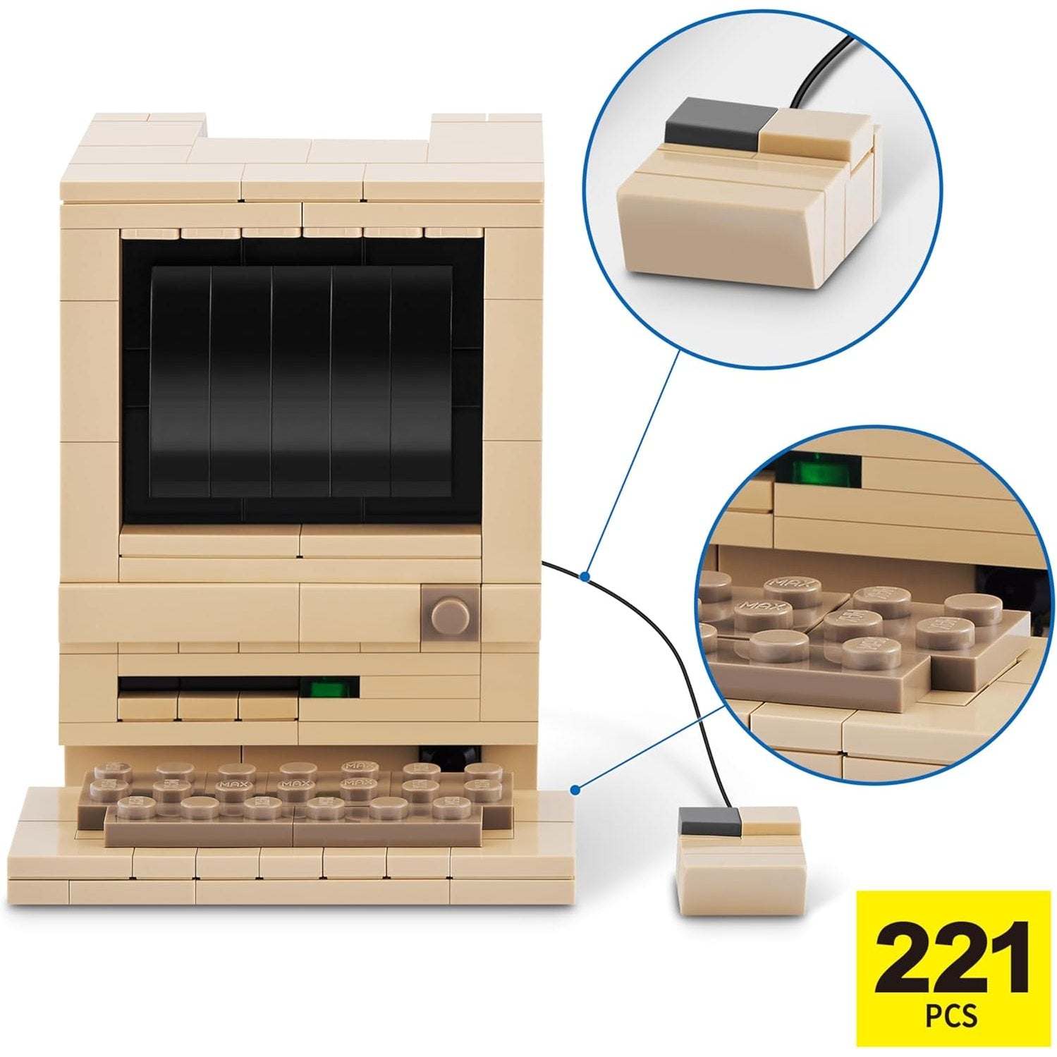 MAX Premium Retro Building Bricks by ZURU