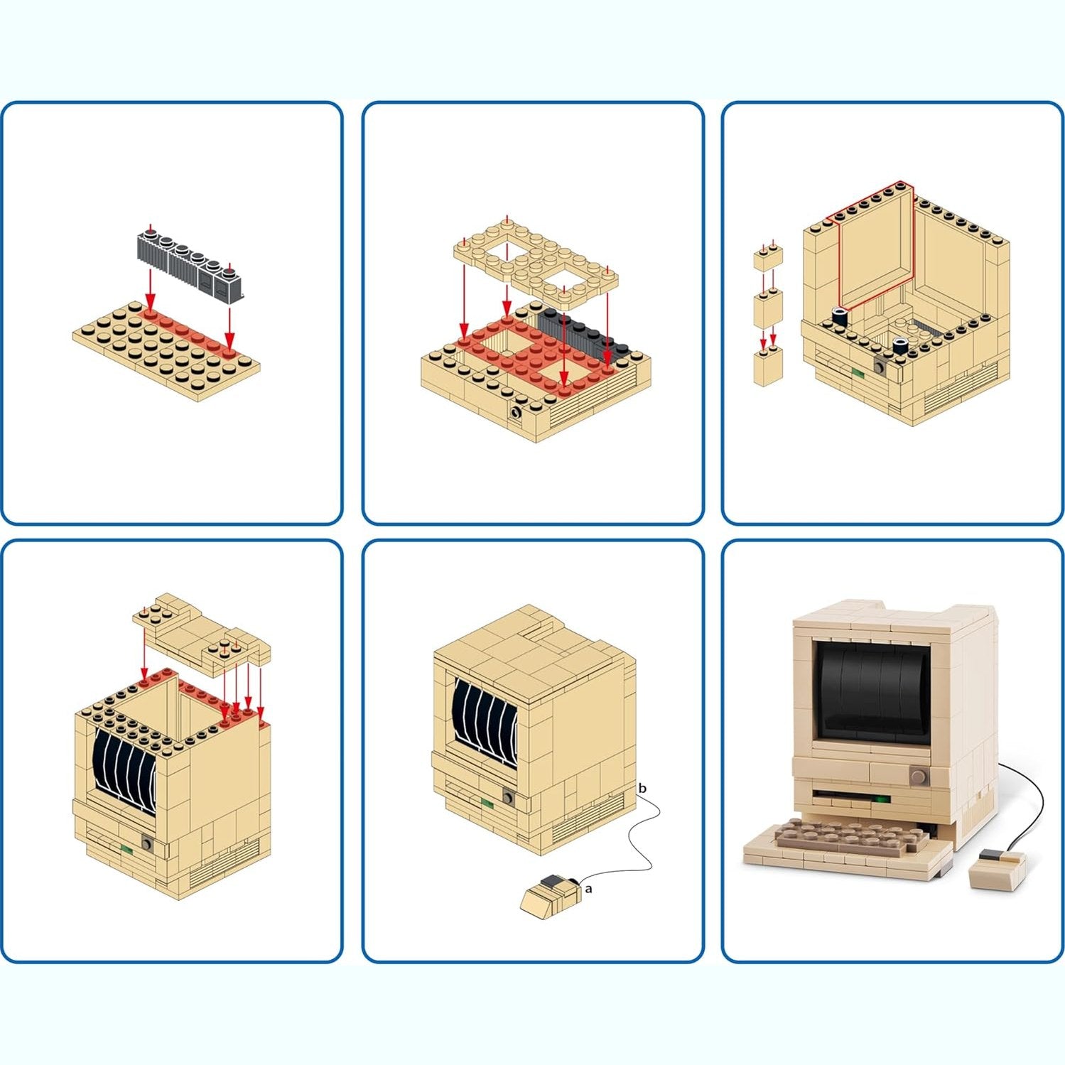 MAX Premium Retro Building Bricks by ZURU