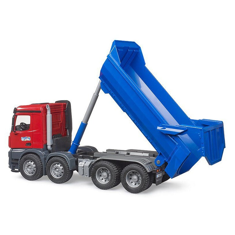 MB Arocs halfpipe tipper truck by Bruder
