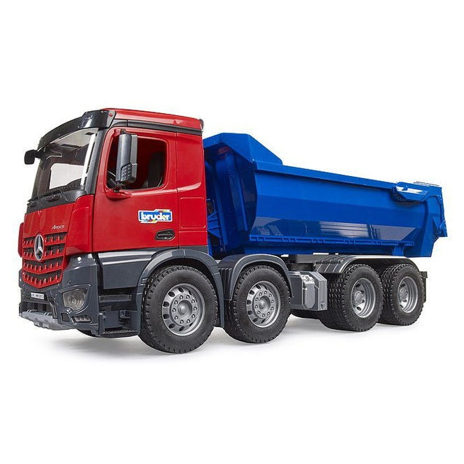 MB Arocs halfpipe tipper truck by Bruder