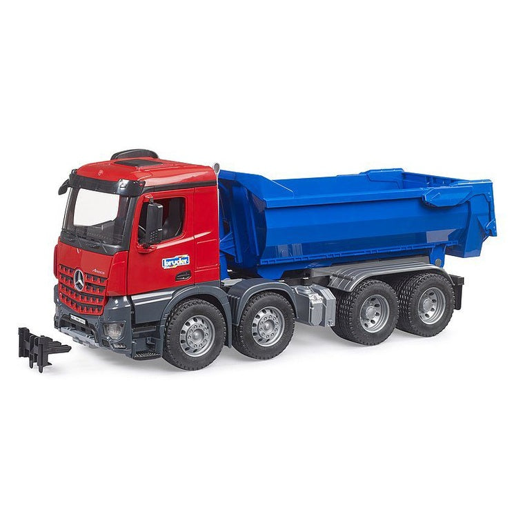 MB Arocs halfpipe tipper truck by Bruder