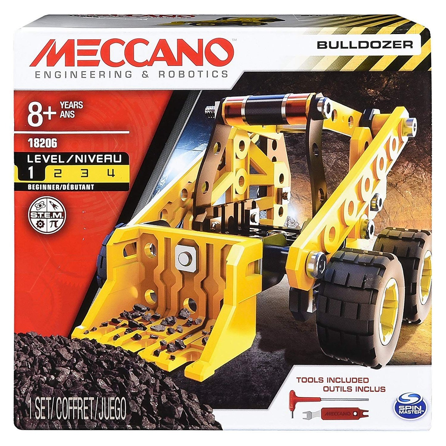MECCANO 18206 BULLDOZER 8+ 18$