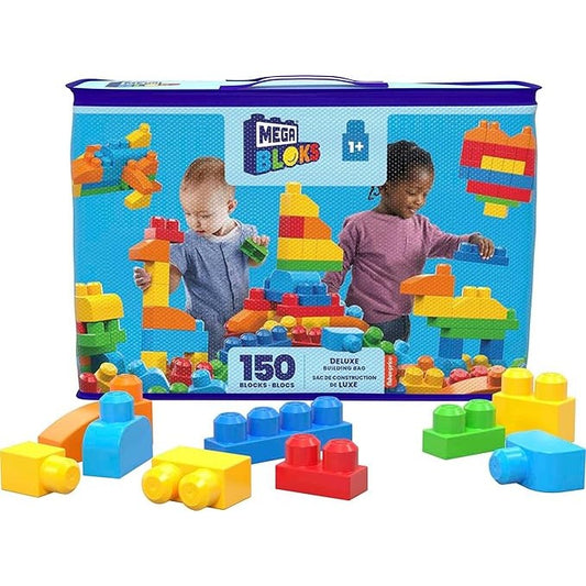 MEGA BLOKS First Builders Toddler Blocks Toys Set (150PCS) by Mattel