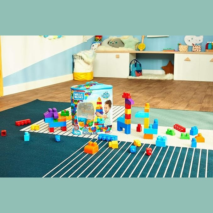 MEGA BLOKS First Builders Toddler Blocks Toys Set (80PCS) by Mattel