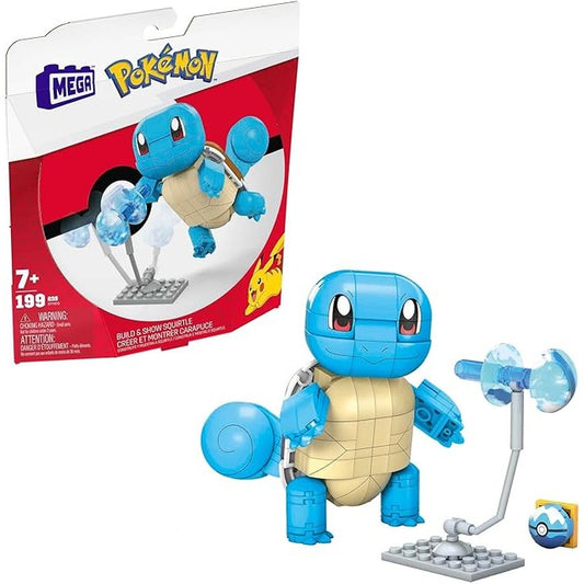 MEGA BUILD & SHOW Squirtle Pokémon by Mattel
