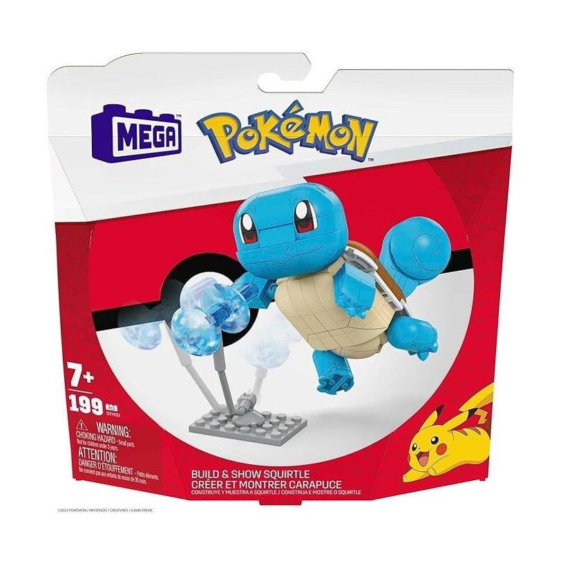 MEGA BUILD & SHOW Squirtle Pokémon by Mattel