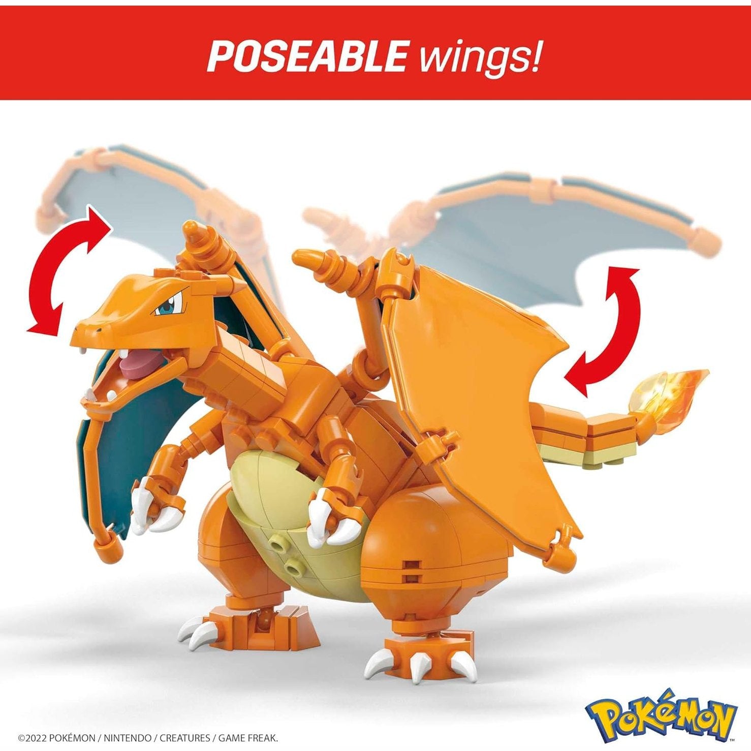 MEGA Pokémon Action Figure, Charizard Pokemon by The Pokémon Company