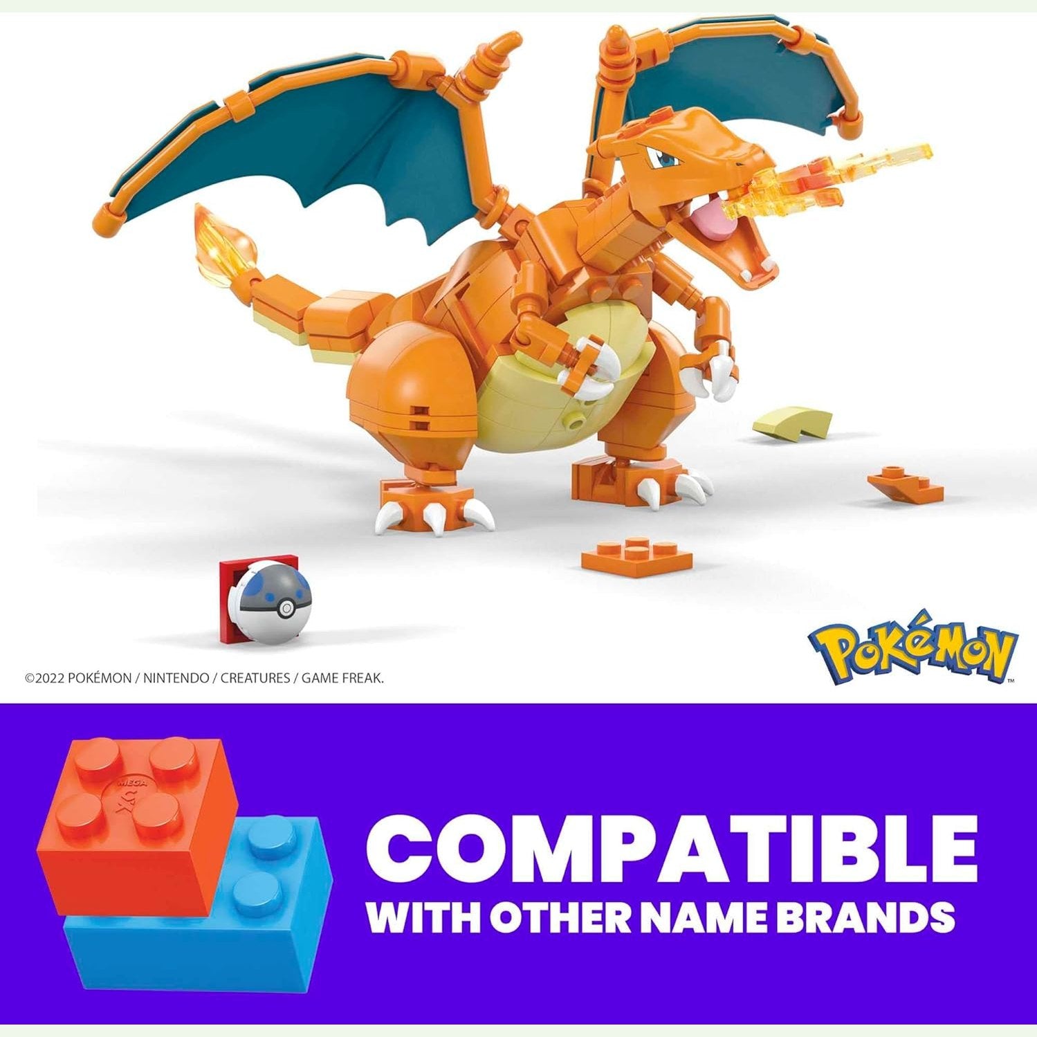 MEGA Pokémon Action Figure, Charizard Pokemon by The Pokémon Company