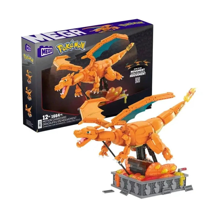 Mega Pokémon Charizard Building Kit With Motion