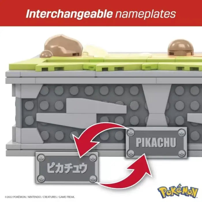 MEGA Pokémon Motion Pikachu Building Brick Set With Mechanized Motion by Mattel