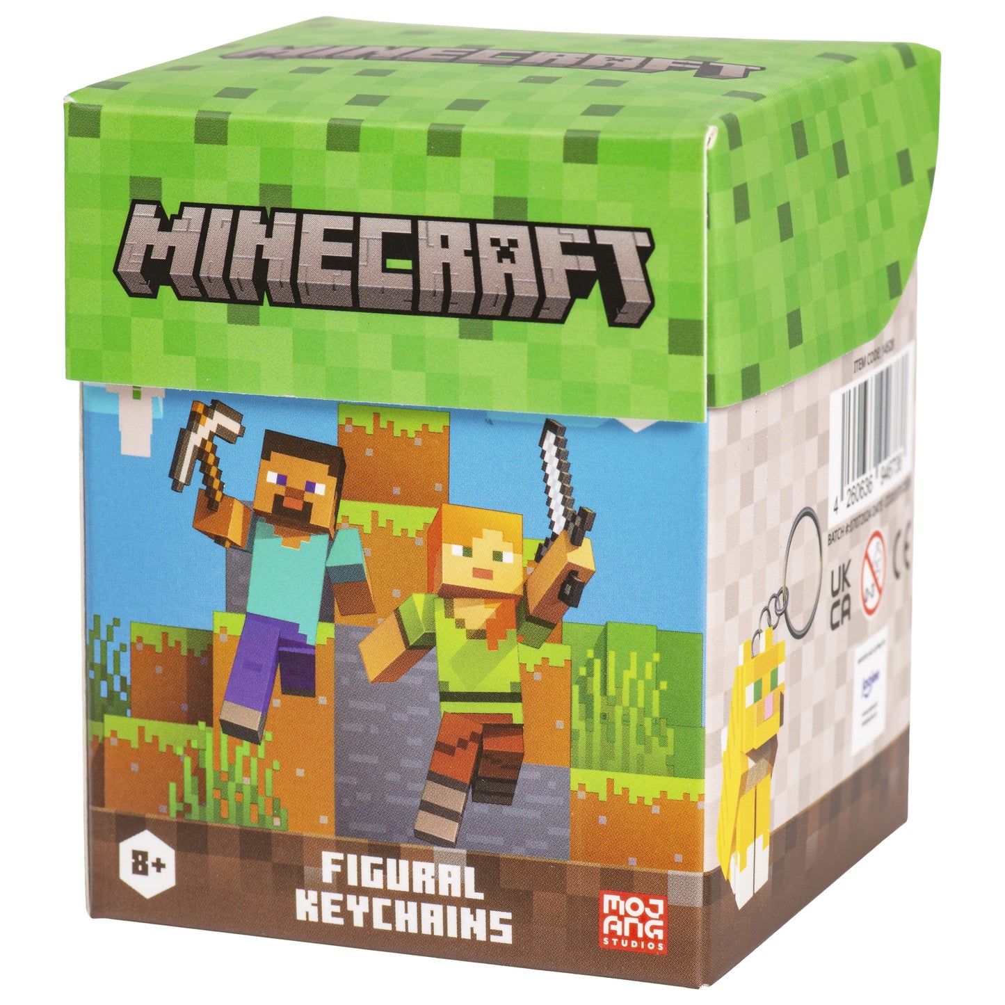 MINECRAFT FIGURAL KEYCHAINS