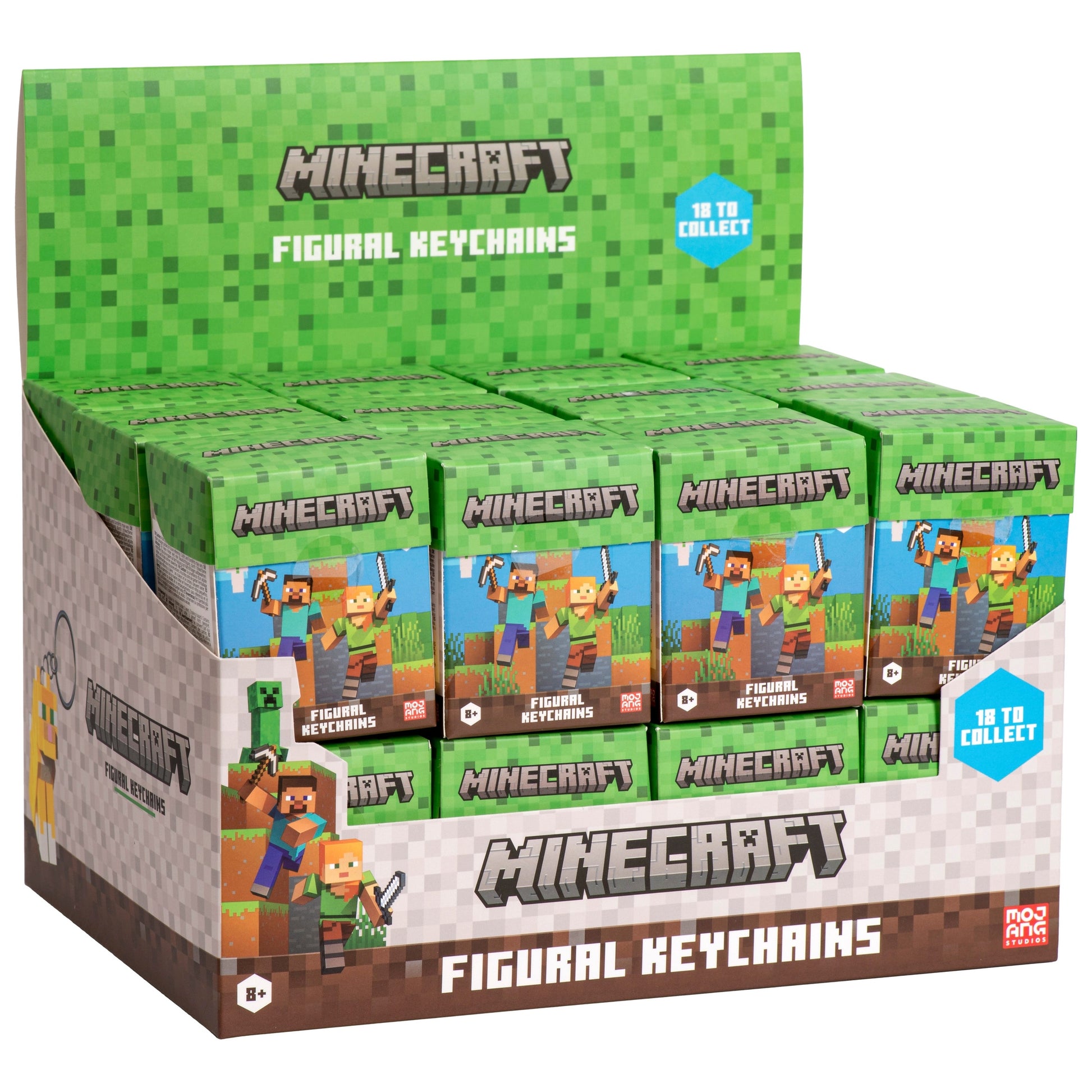 MINECRAFT FIGURAL KEYCHAINS