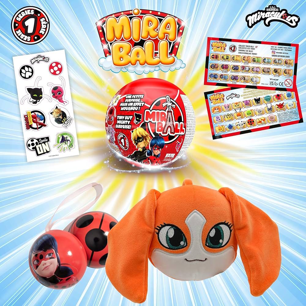 MIRCULOUS LADYBUG 4 in 1 SURPRISE MIRABALL by Playmates Toys