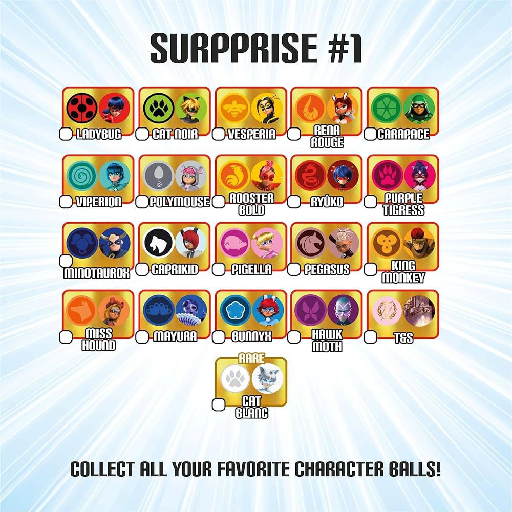 MIRCULOUS LADYBUG 4 in 1 SURPRISE MIRABALL by Playmates Toys