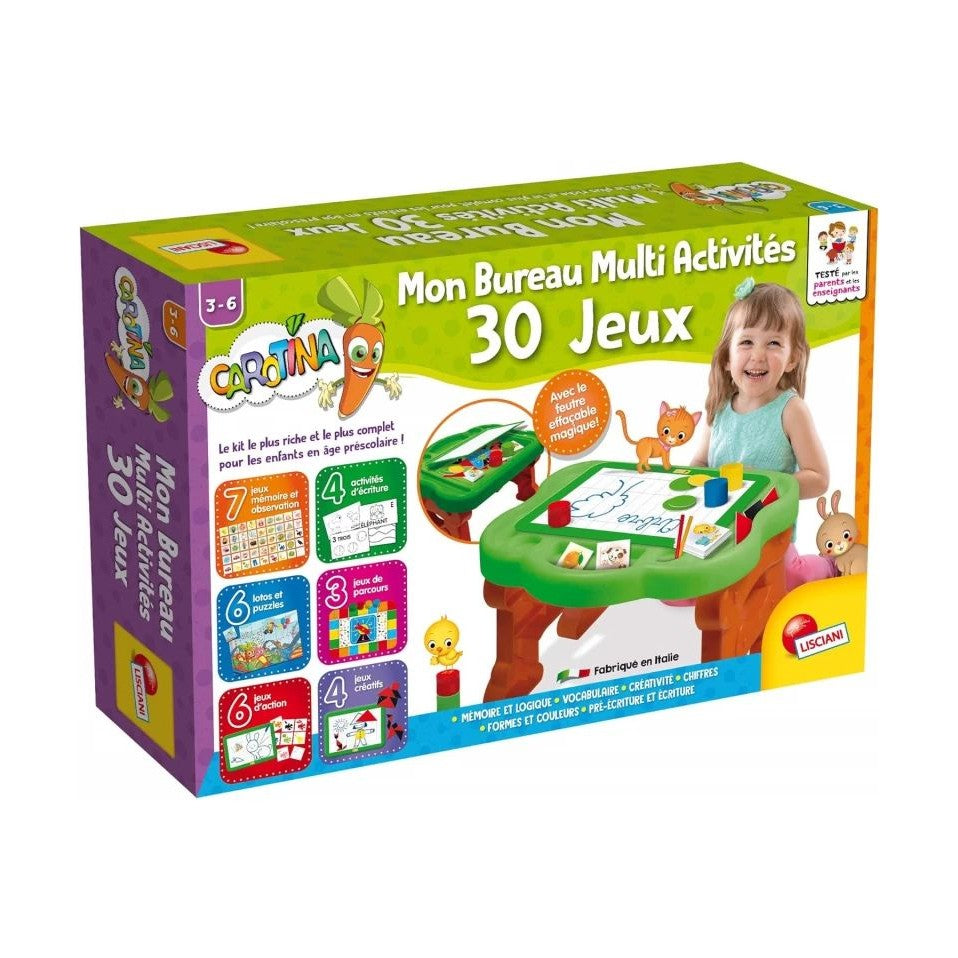 MON BUREAU MULTI ACTIVITÉS 30 JEUX by Lisciani