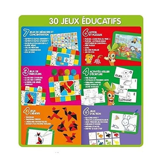 MON BUREAU MULTI ACTIVITÉS 30 JEUX by Lisciani