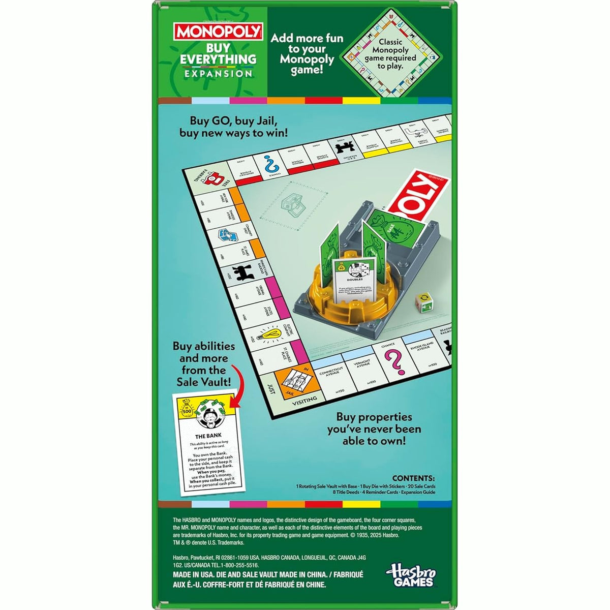 MONOPOLY EXPANSION BUY EVERYTHING by Hasbro