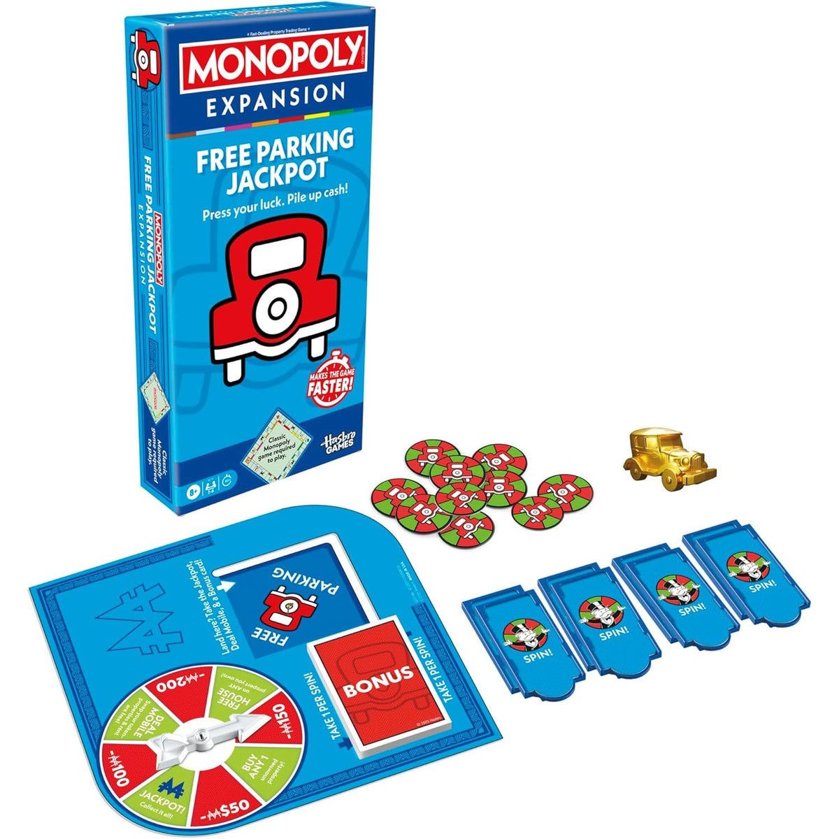 MONOPOLY EXPANSION FREE PARKING JACKPOT by Hasbro