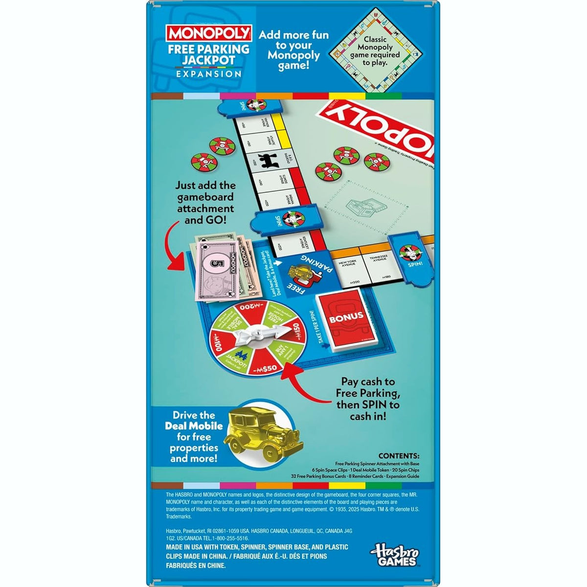 MONOPOLY EXPANSION FREE PARKING JACKPOT by Hasbro