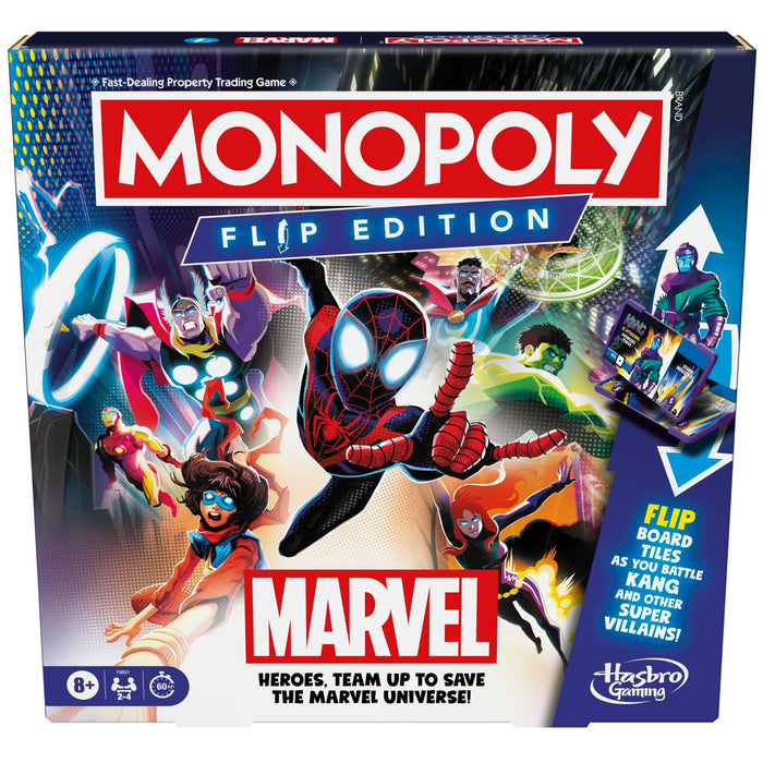 Hasbro Monopoly Flip Marvel