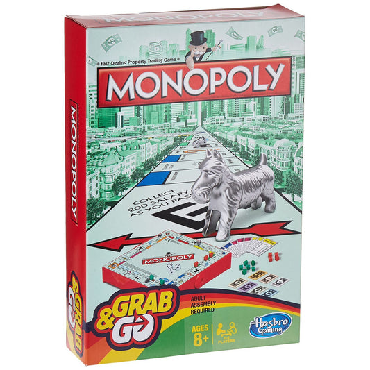 MONOPOLY GRAB & GO (ENG/FR) by Hasbro